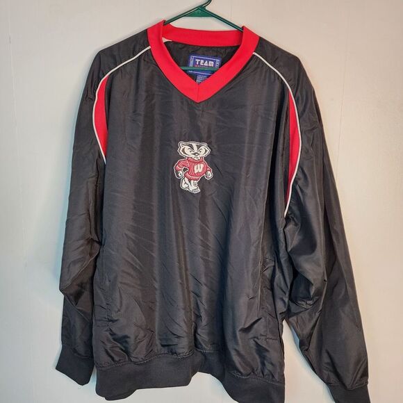 Vintage Wisconsin x‎ Team Apparel Pullover XL *Great Condition - Picture 1 of 7